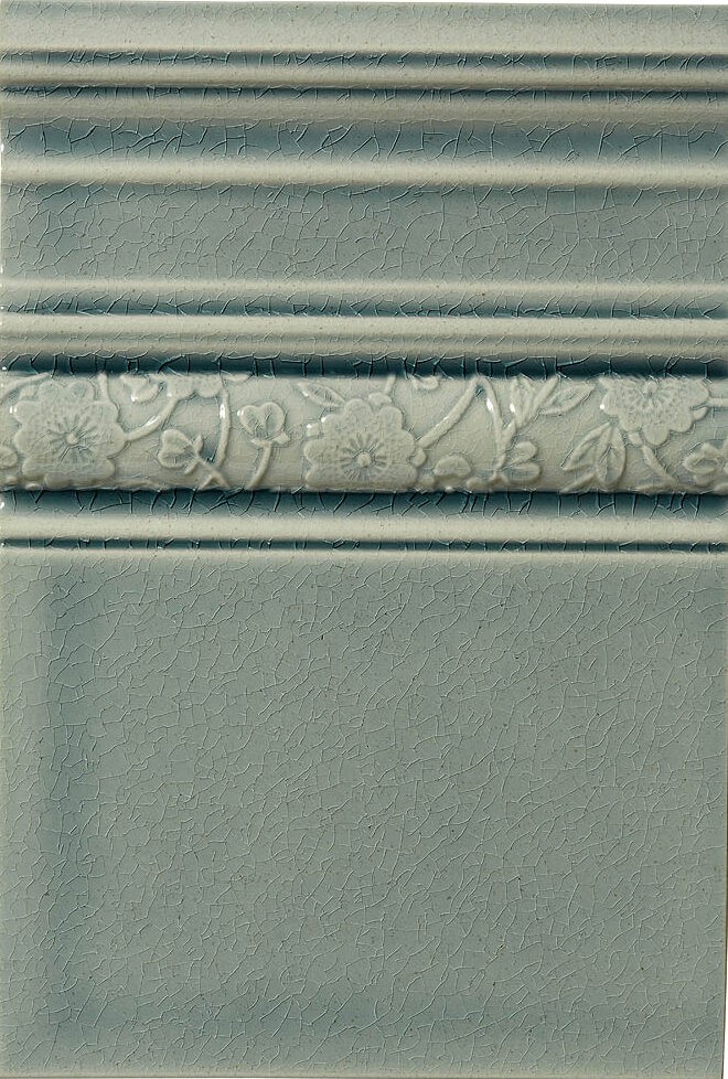 Craven Dunnill BCDSSM Burleigh Calico Deluxe Skirting Smoke Wall Tile 240x350mm