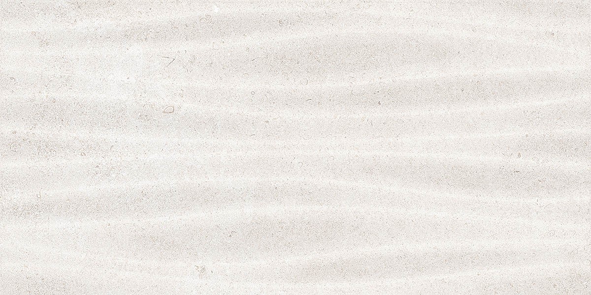 Craven Dunnill Fellstone White Waves Decor Wall Tile 600x300mm (Box of 6) [CD6FK1]