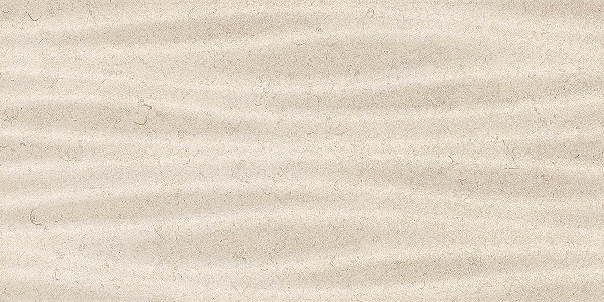 Craven Dunnill Fellstone Ivory Waves Decor Wall Tile 600x300mm (Box of 6) [CD6FK2]