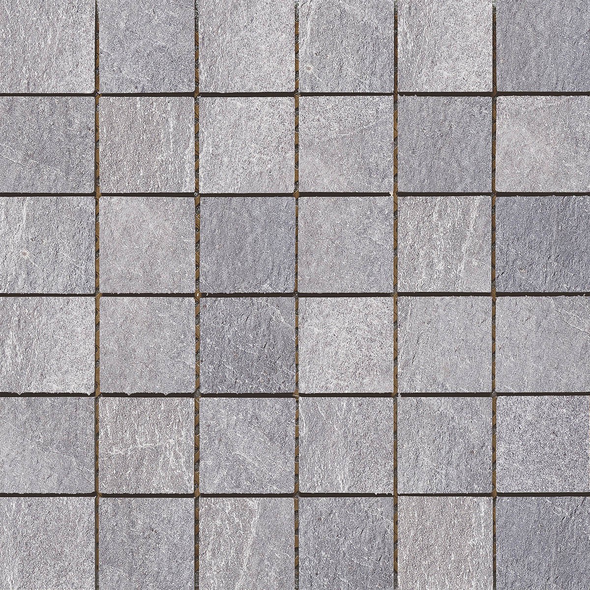 Craven Dunnill Lulworth Stone Mosaic Floor & Wall Tile 300 x 300mm Grey (Single) [CDAZ196]