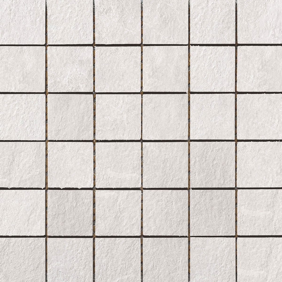 Craven Dunnill Lulworth Stone Mosaic Floor & Wall Tile 300 x 300mm White (Single) [CDAZ197]