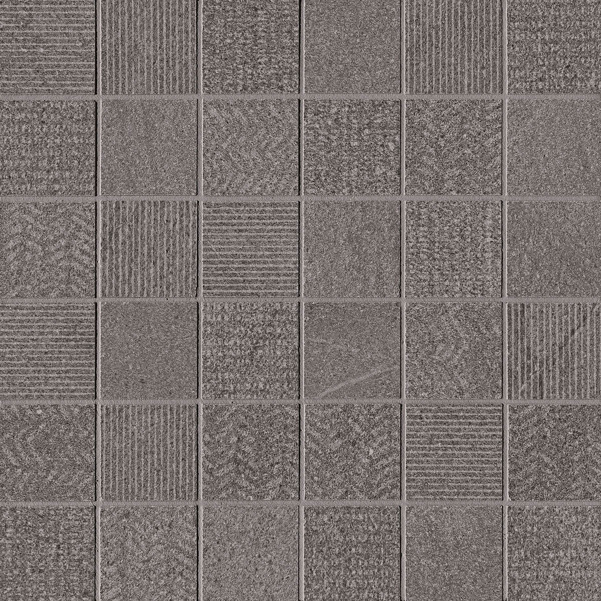 Craven Dunnill Hartington Mosaic Mix Wall Tile 300 x 300mm Dark (Single) [CDLG108]