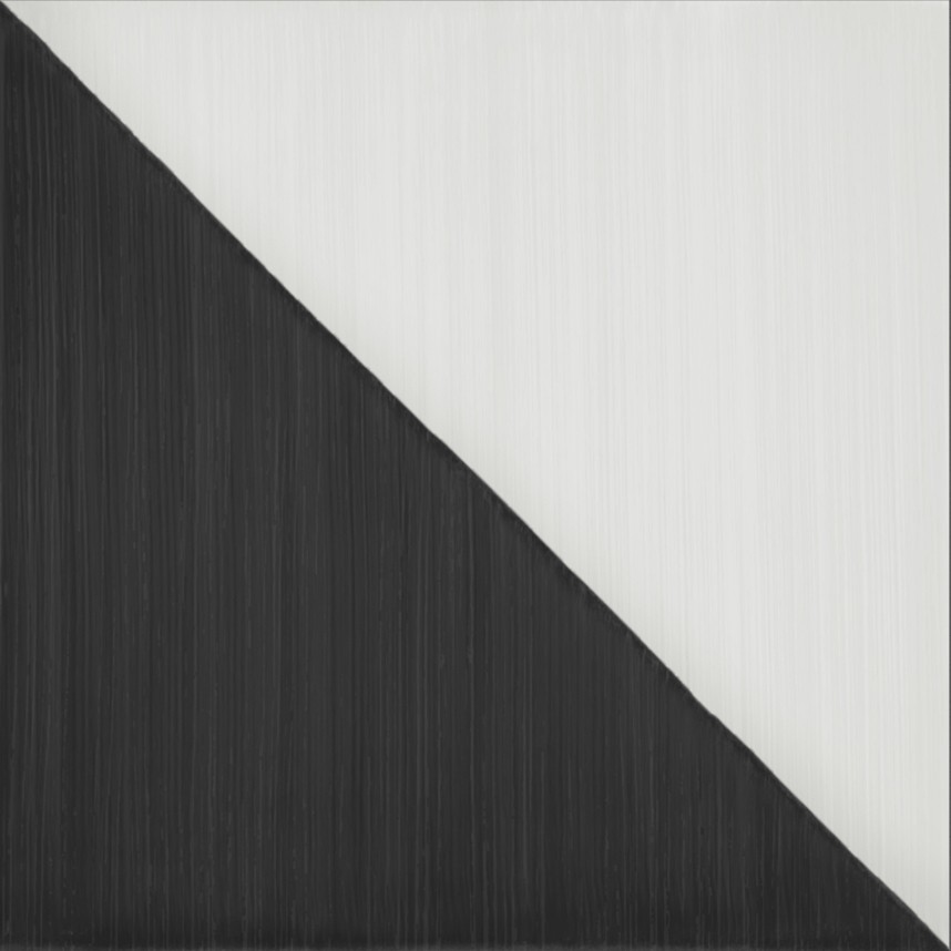 Craven Dunnill Cabana Matt Black Decor 1 Wall & Floor Tile 200x200mm (Box of 24) [CDM8RC]