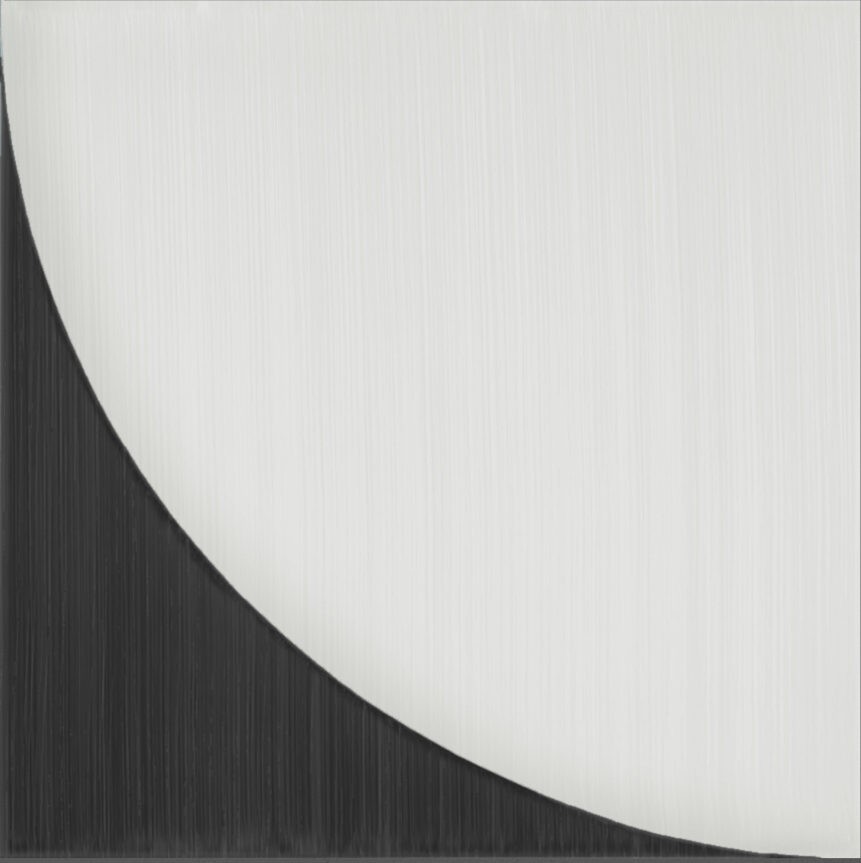 Craven Dunnill Cabana Matt Black Decor 2B Wall & Floor Tile 200x200mm (Box of 24) [CDM8RG]