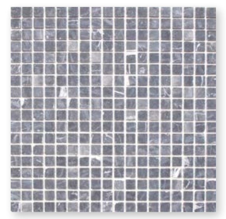 Craven Dunnill Natural Stone Fiore Mosaic Wall Tile 305 x 305mm Nero (Single) [CR192]