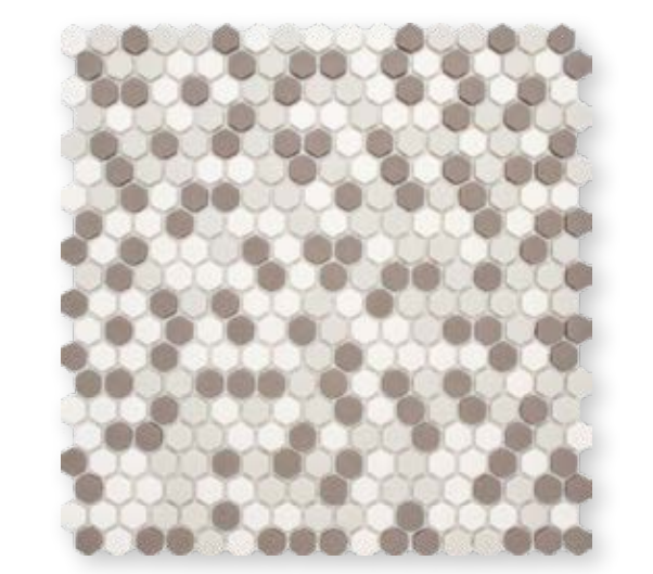 Craven Dunnill Lifecycle Hexagon Wall Tile 300 x 300mm Beige (Single) [CR255]
