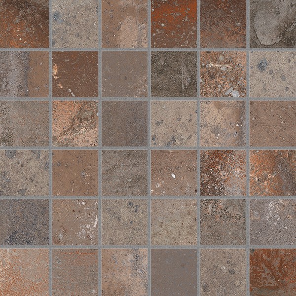 Craven Dunnill Firestone Mosaic Floor Tile 300 x 300mm Shadow (Single) [CDN3H1]