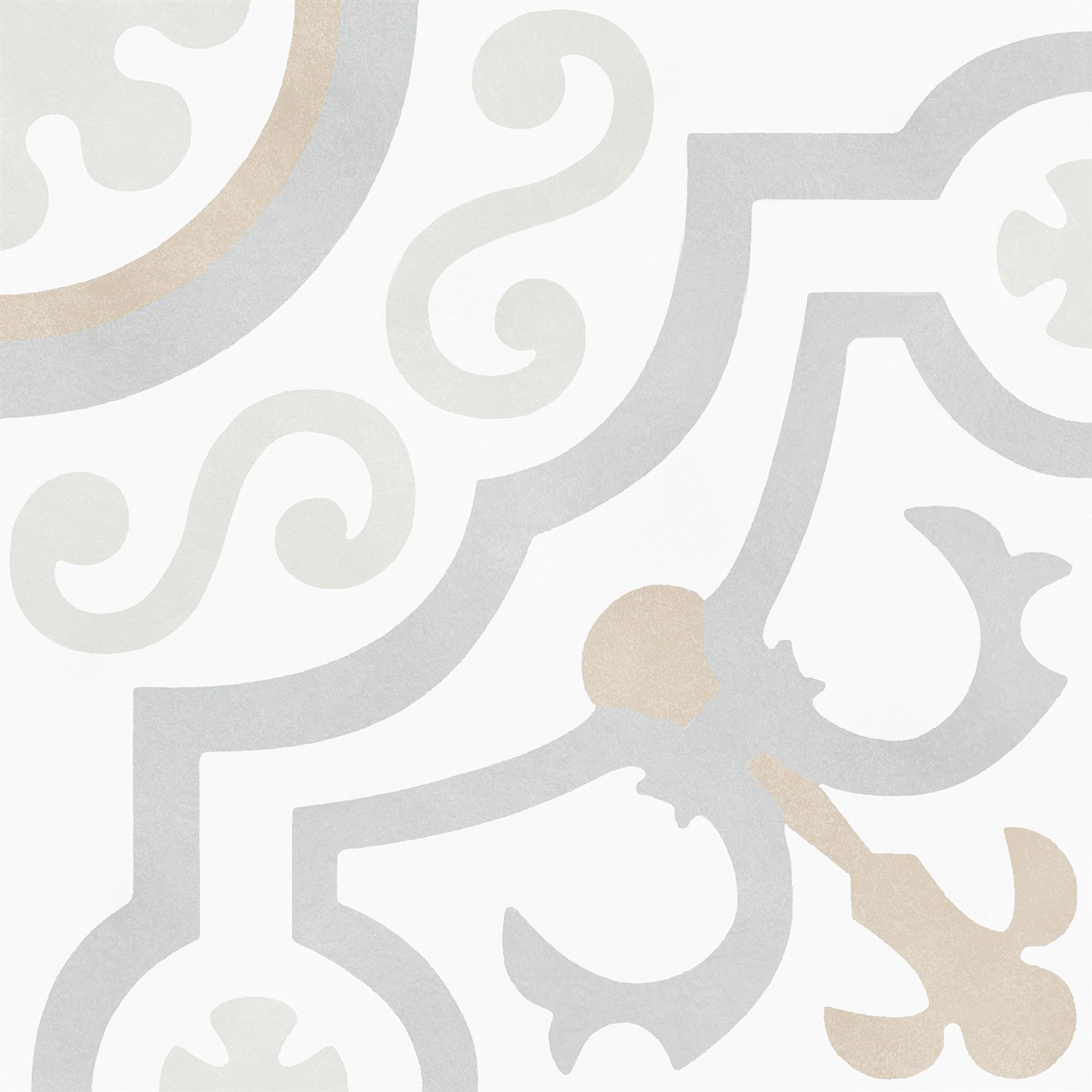 Craven Dunnill Parisienne Kali Decor Wall & Floor Tile 150x150mm (Box of 44) [REN516]