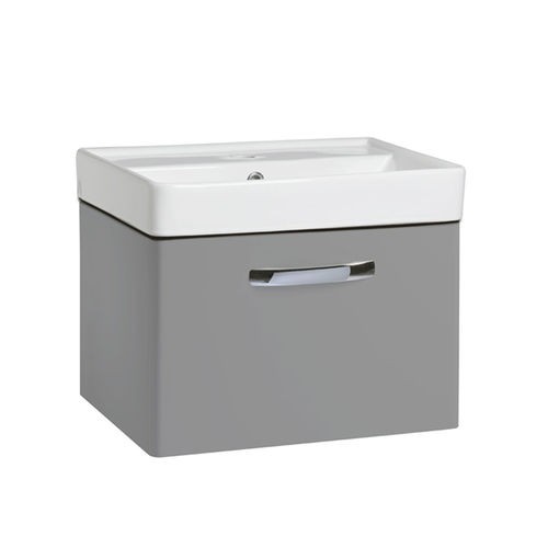 Tavistock CM600WG Compass 60cm Wall Hung Vanity Unit - Grey