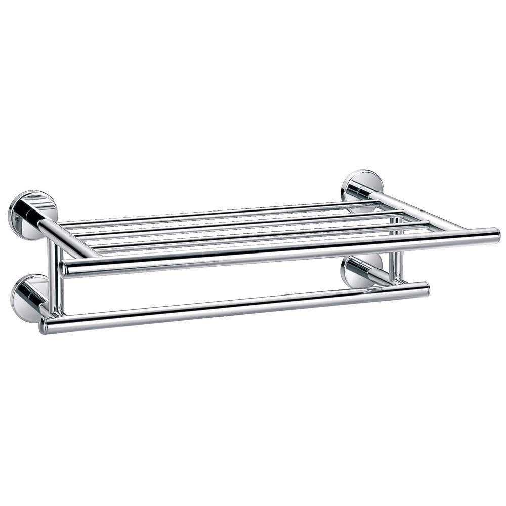 Flova Coco 2-Tiered Towel Bar 540mm Chrome [CO8906-17]