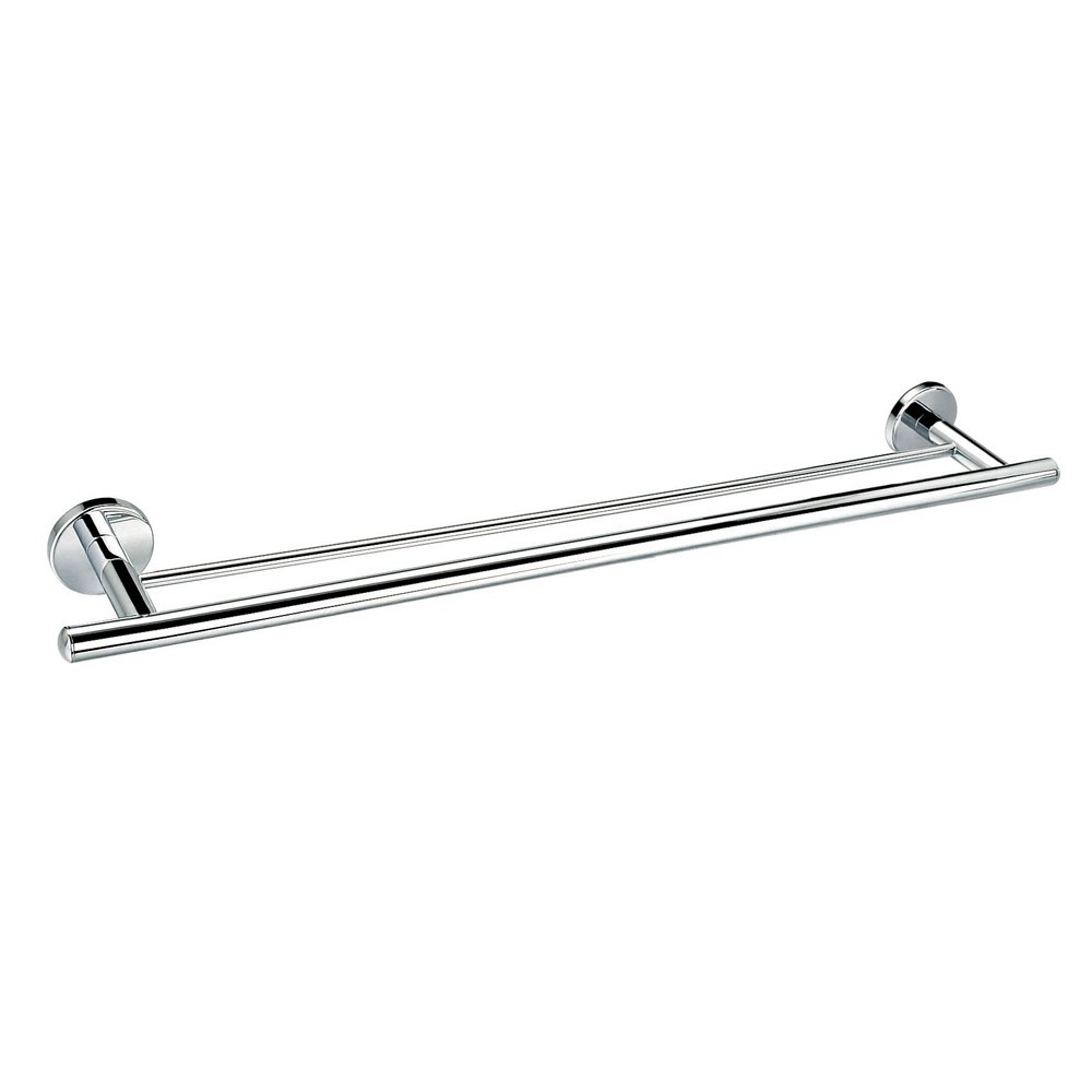 Flova Coco Double Towel Rail 688mm Chrome [CO8906-2]