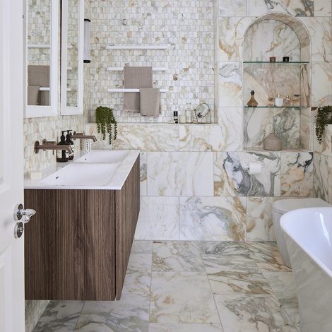 CaPietra Palazzo Oro Marble Floor & Wall Tile (Honed Finish) 305 x 100 x 10mm [9263]
