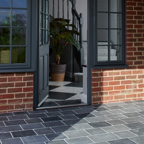 CaPietra Wexford Limestone Floor Tile (Tumbled Finish) Cobble 200 x Random x 20mm [7217]