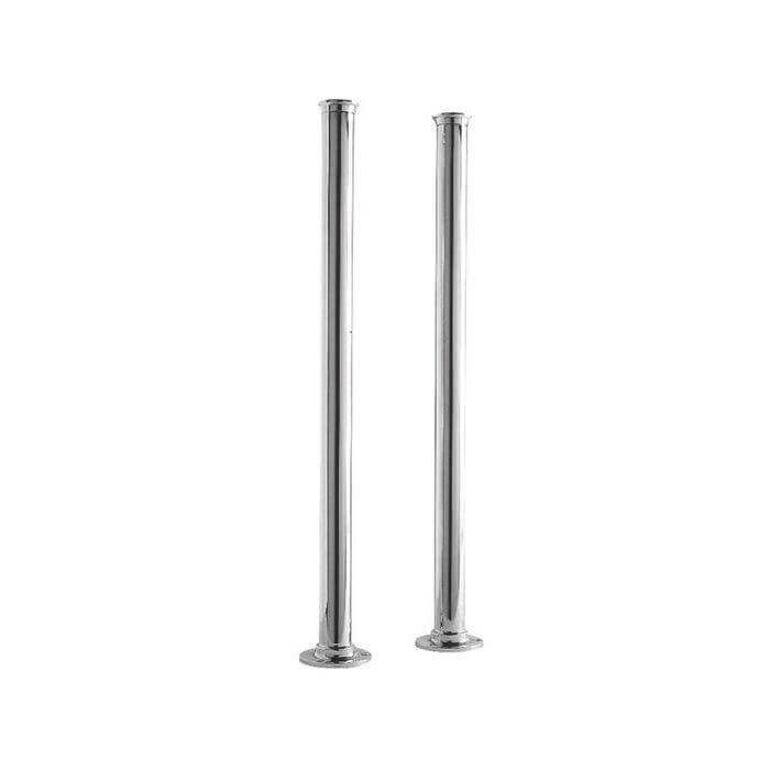 BC Designs CTW905BC Victrion Traditional Cast Bath Legs 660mm - Brushed Chrome