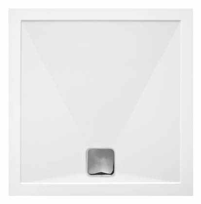 TM UK Elementary Square Shower Tray 760mm White [D250760SQ]