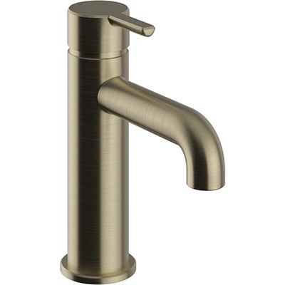 Heritage Dartmouth 1 Taphole Basin Mixer Brushed Brass [TDACBB04]