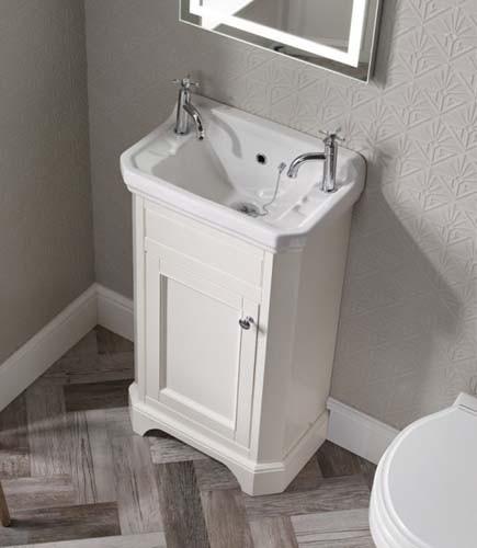 Tavistock DB850CLS Vitoria 500 Cloakroom Basin - 2 Tapholes (basin only)