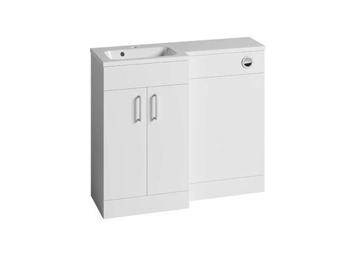 Tavistock DC12036 Nexus 50cm L Shape Basin Unit - White (Basin unit only)