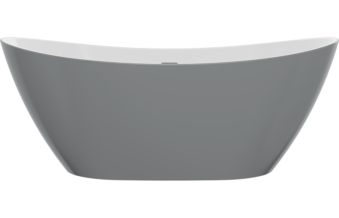 Bolzana Freestanding 1700x780x690mm Bath - Grey [PLUM104122]