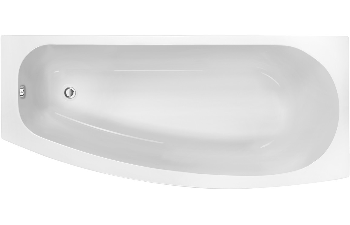 Izano Space Saving 1700x740x560mm 0TH Bath w/Legs (RH) [PLUM105660]
