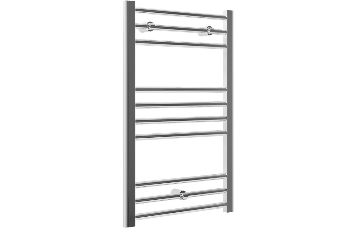 Genoa Straight 30mm Ladder Radiator (600x800x30mm) - Chrome [PLUM102964]