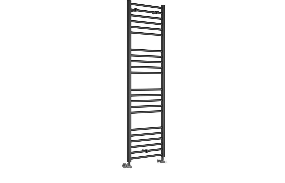Genoa Straight 30mm Ladder Radiator (600x1600x30mm) - Anthracite [PLUM102972]