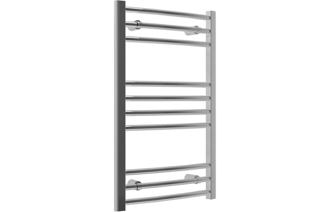Genoa Curved 30mm Ladder Radiator (500x800x30mm) - Chrome [PLUM102974]