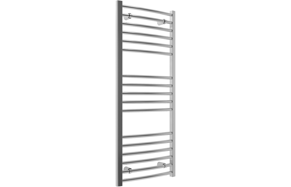 Genoa Curved 30mm Ladder Radiator (500x1200x30mm) - Chrome [PLUM102975]