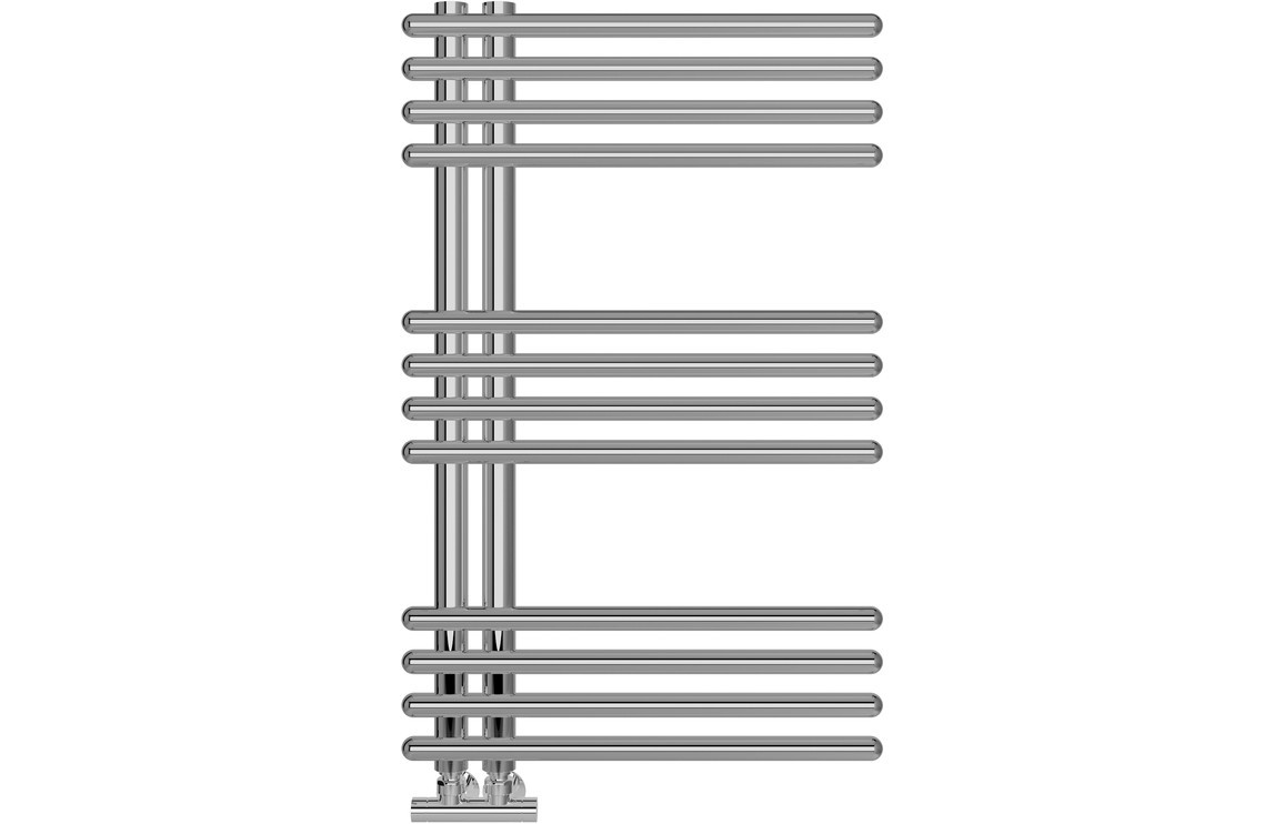Rhondi Round Ladder Radiator (500x800x50mm) - Chrome [PLUM102983]