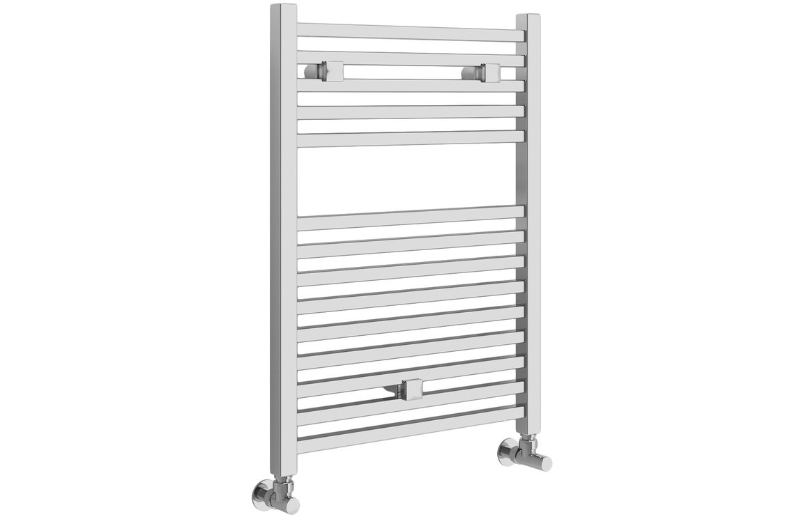 Tesoro Square Ladder Radiator (500x690x30mm) - Chrome [PLUM102985]