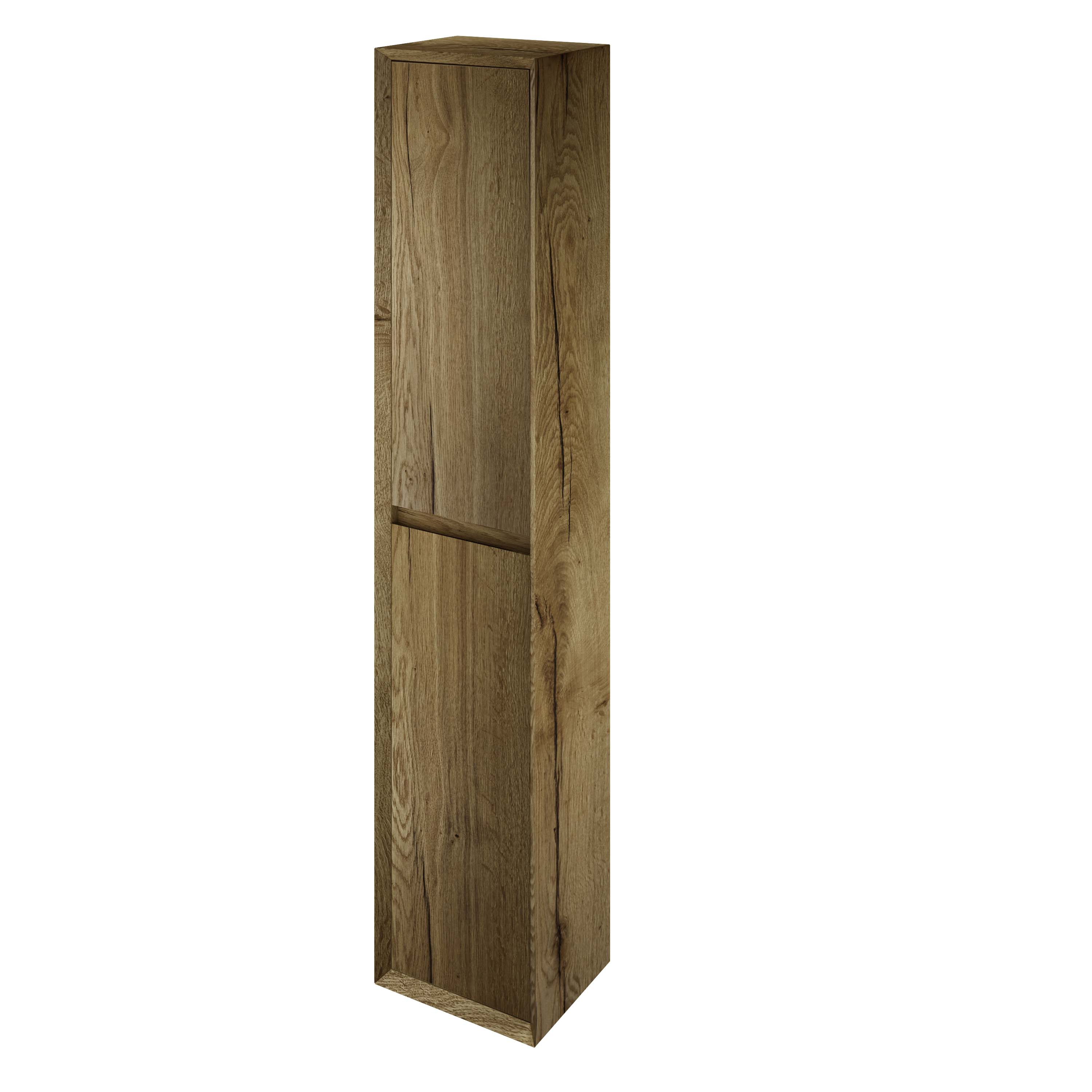 The White Space DISTBTO Distrikt 140cm Tall Cabinet - Oak