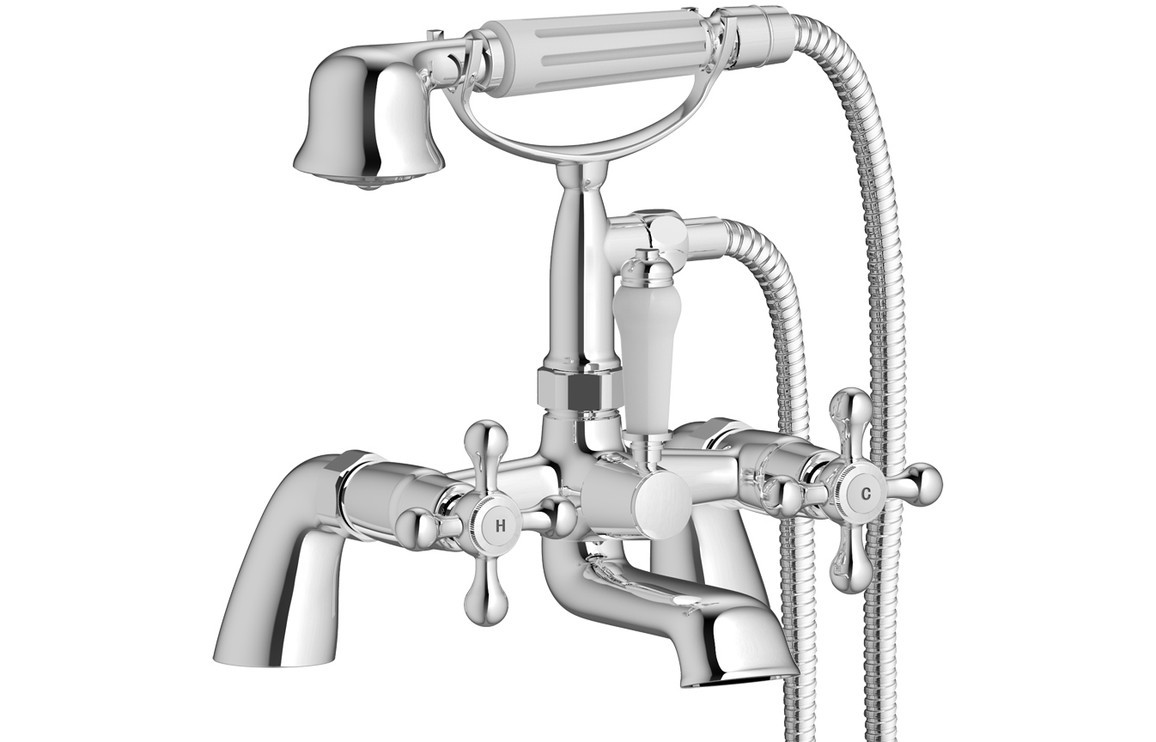 Sarzana Bath/Shower Mixer - Chrome [PLUM105752]