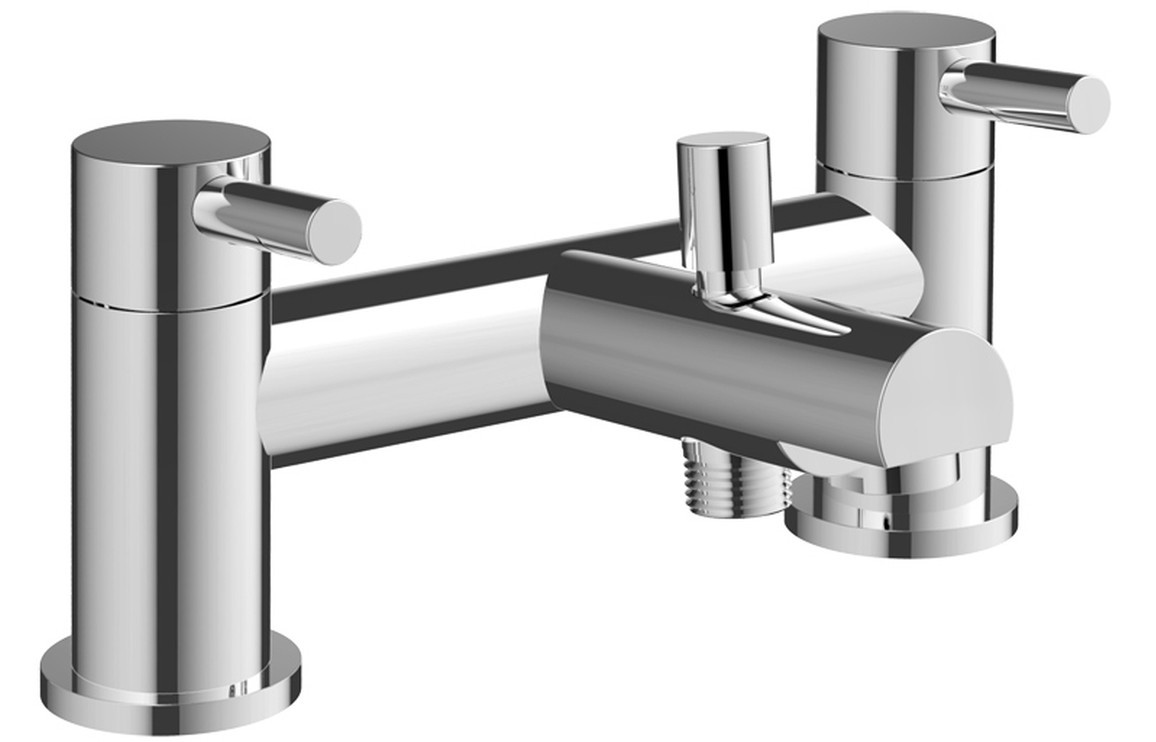 Legnano Bath/Shower Mixer & Bracket - Chrome [PLUM105771]