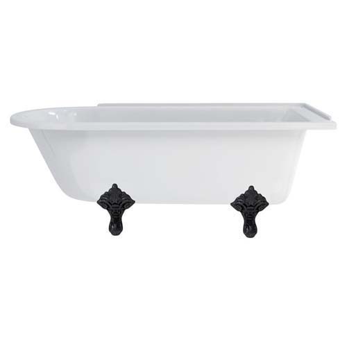 Burlington E11WHI Traditional Standard Bath Feet (Set of 4) White (Bath NOT Included)