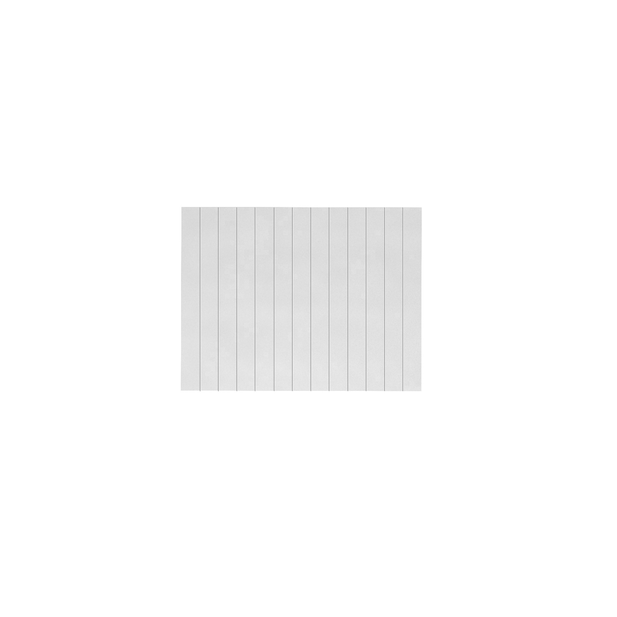 Burlington E26EW Arundel Bath End Panel 750 x 540mm Matt White