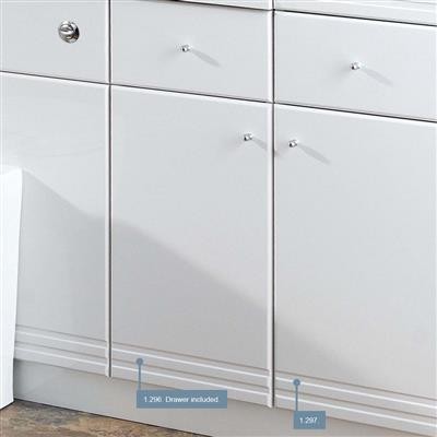 EASTBROOK 1.296 Bonito 30cm Tall Cupboard With Drawer LH