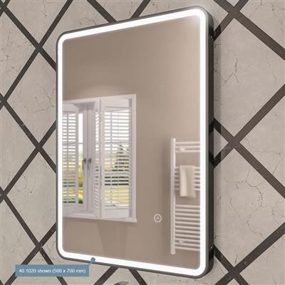 EASTBROOK 40.1021 Arno 600x800mm LED Mirror Matt Black   