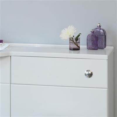 EASTBROOK 51.001 Bonito 120 Cast Top LH White (Cabinet Sold Separately)
