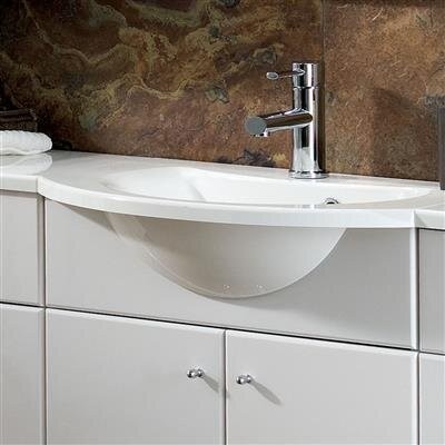 EASTBROOK 51.018 Bonito Single Basin Top White (Cabinet Sold Separately)