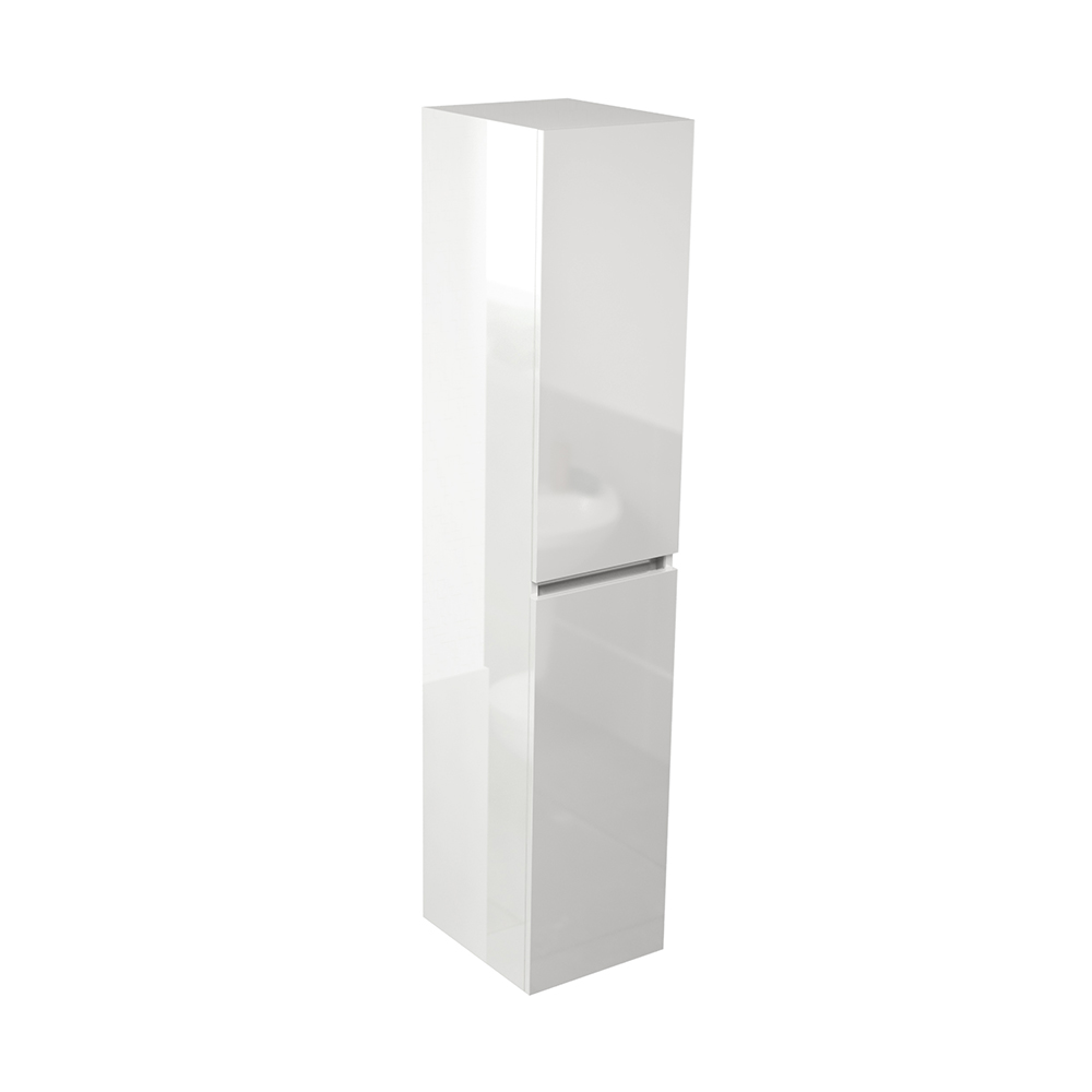 Imex Ceramics ECTSU150WG Echo Double Door Tall Storage Unit 1500mm White Gloss