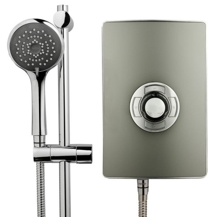 Triton 349350GM Aspirante Electric Shower 8.5k Gun Metal