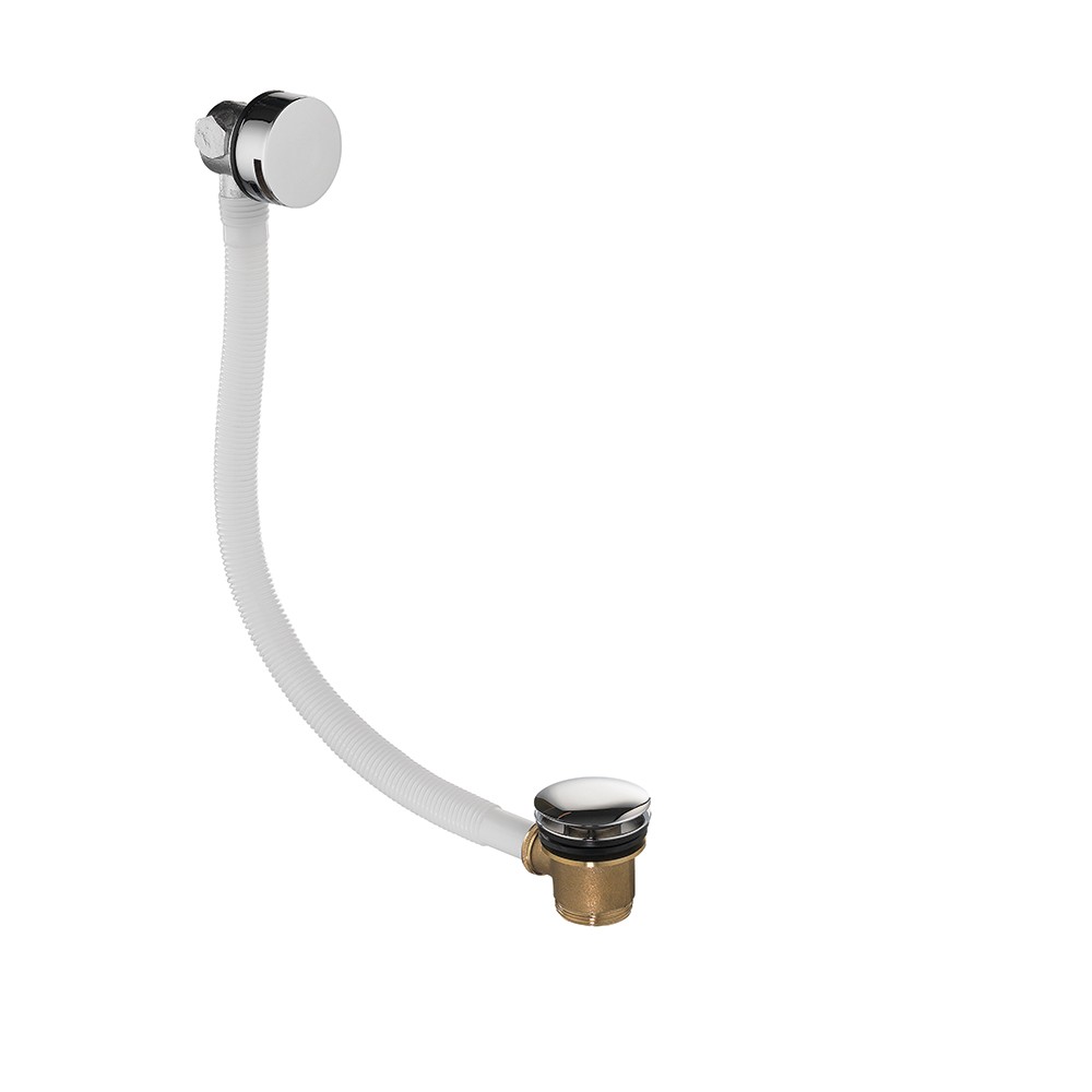 Flova Bath Overflow Filler with Clicker Waste Chrome [BF1865]