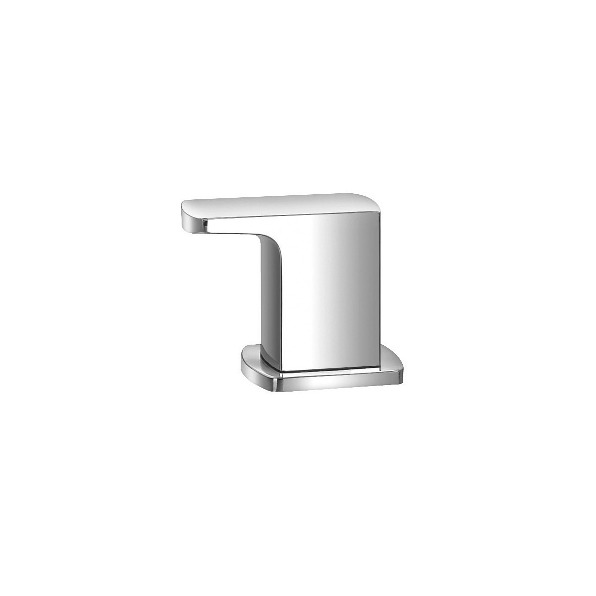 Flova DEDMC Dekka Deck Mounted Cold Shut Off Valve Chrome