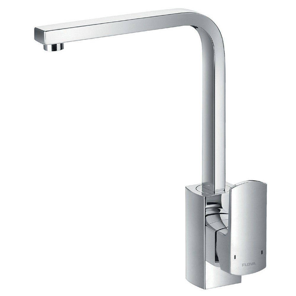 Flova DEKITCH Dekka Single Lever Swivel Spout Kitchen Mixer Chrome
