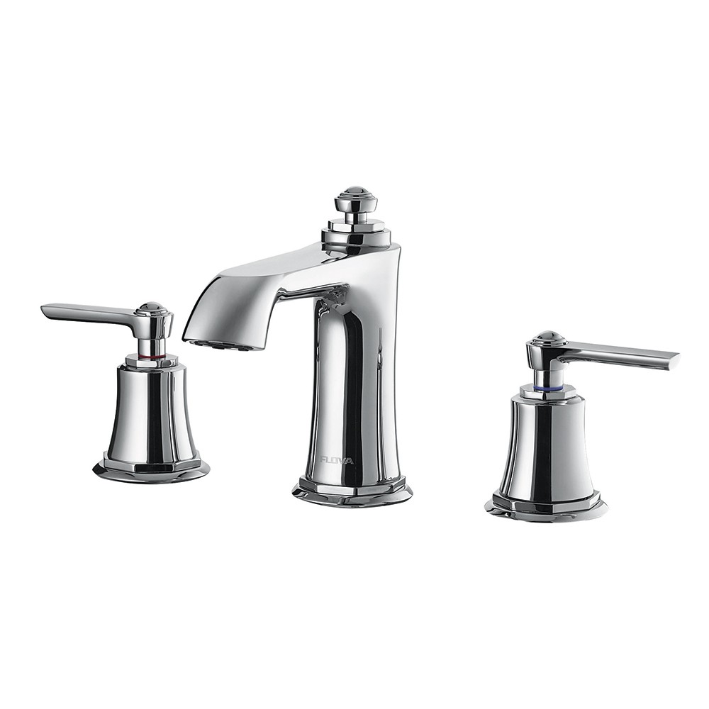 Flova LI3HBAS Liberty 3-Hole Basin Mixer/Slotted Clicker Waste Chrome