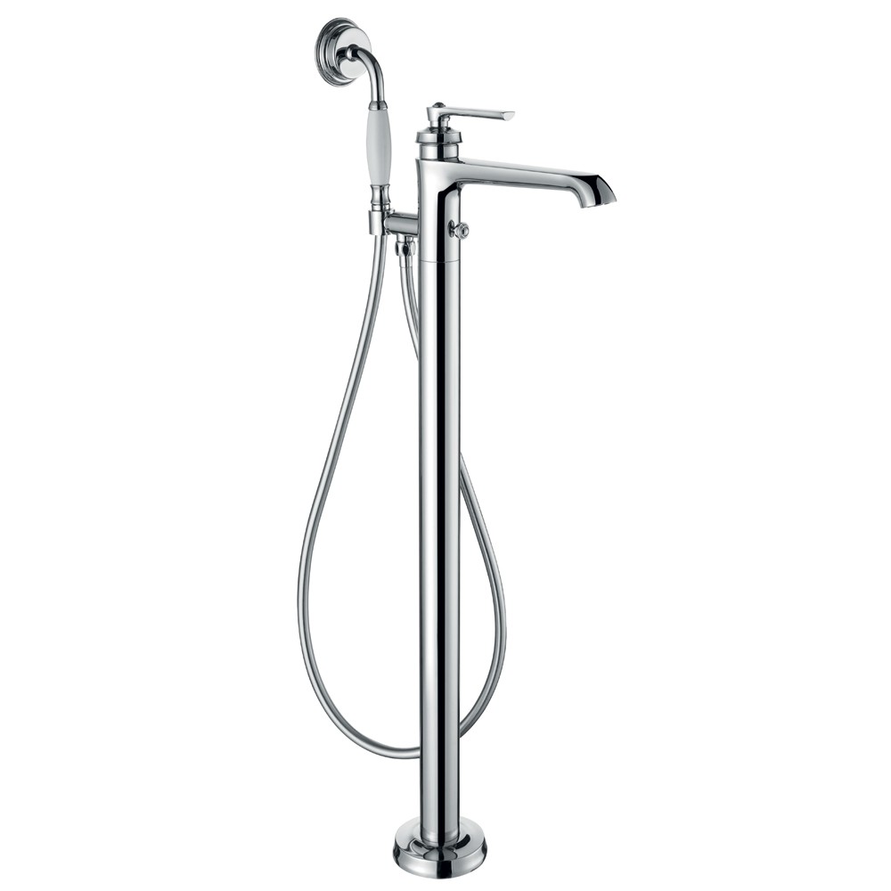 Flova LIFMBSM Liberty Floorstanding Bath & Shower Mixer/Shower Set Chrome