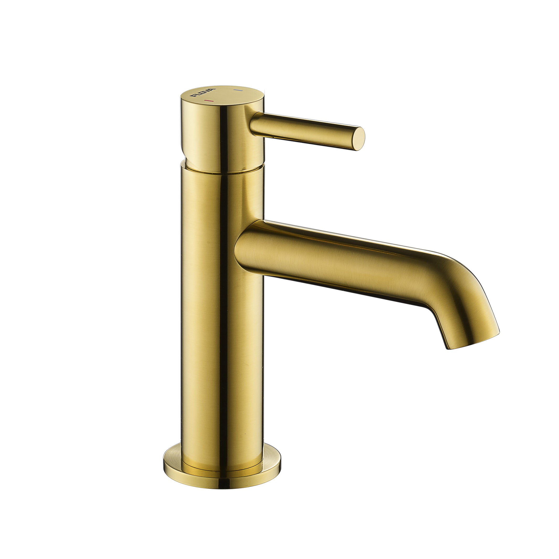 Flova Levo Basin Mixer Tap 162mm (Single Taphole) Brushed Gold [BG-LVBAS-20]