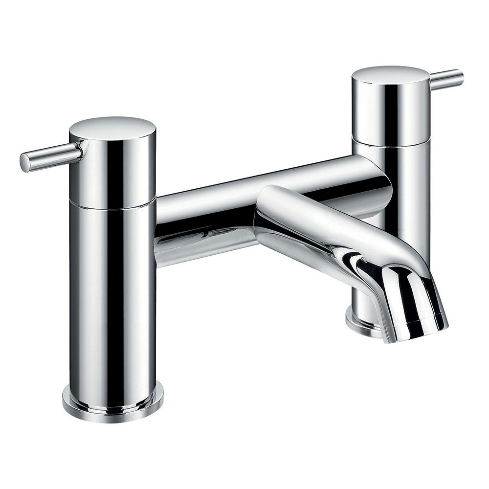 Flova LVBF Levo Deck Mounted Bath Filler Chrome