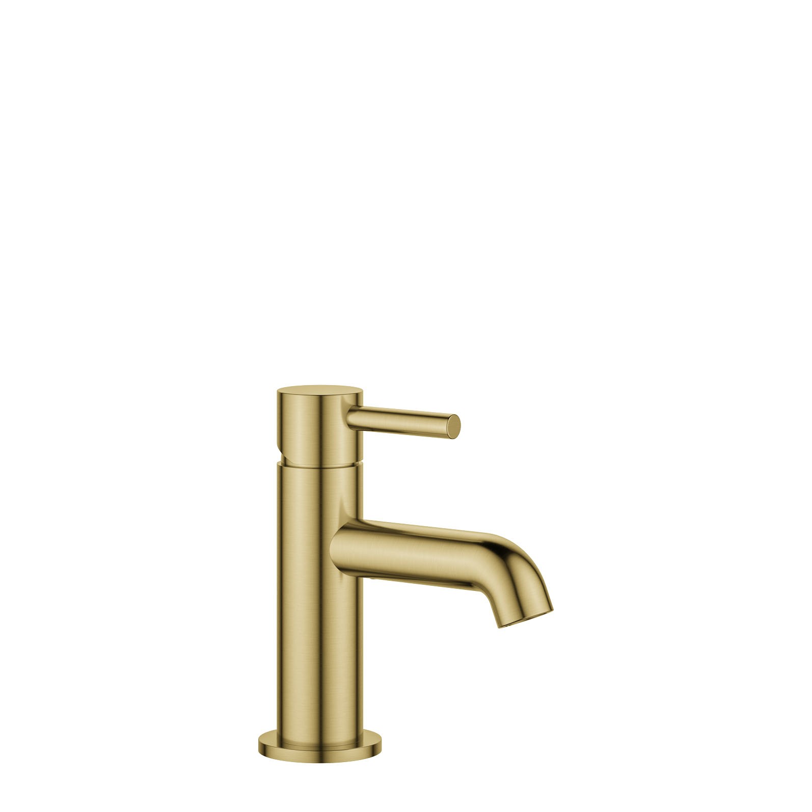 Flova Levo Mini Basin Mixer Tap 142mm (Single Taphole) Brushed Brass [BRB-LVMBAS]