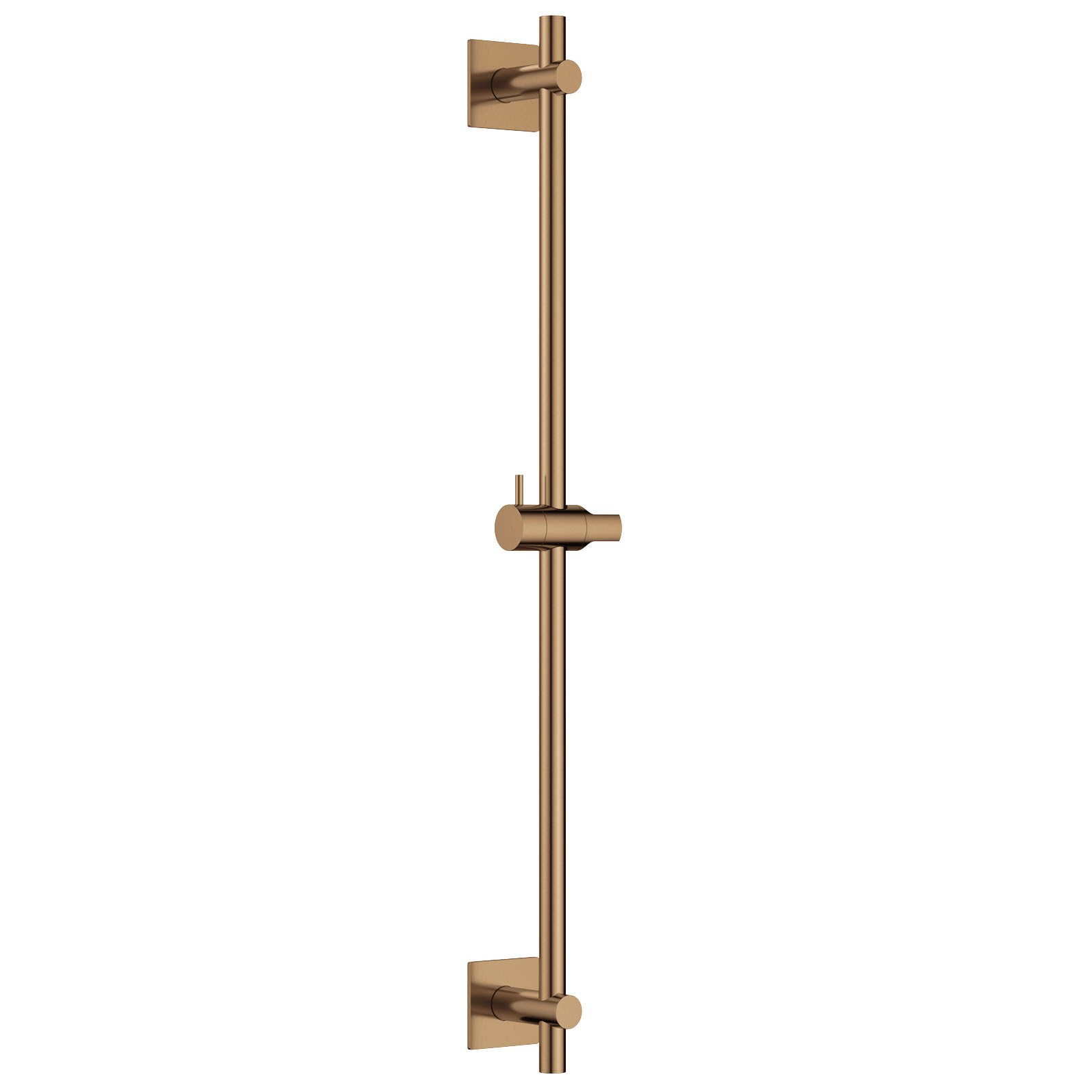 Flova Slide Rail 680mm with Square Plate Brushed Bronze (Wall Outlet NOT Included) [BRO-LVSS-SQ]